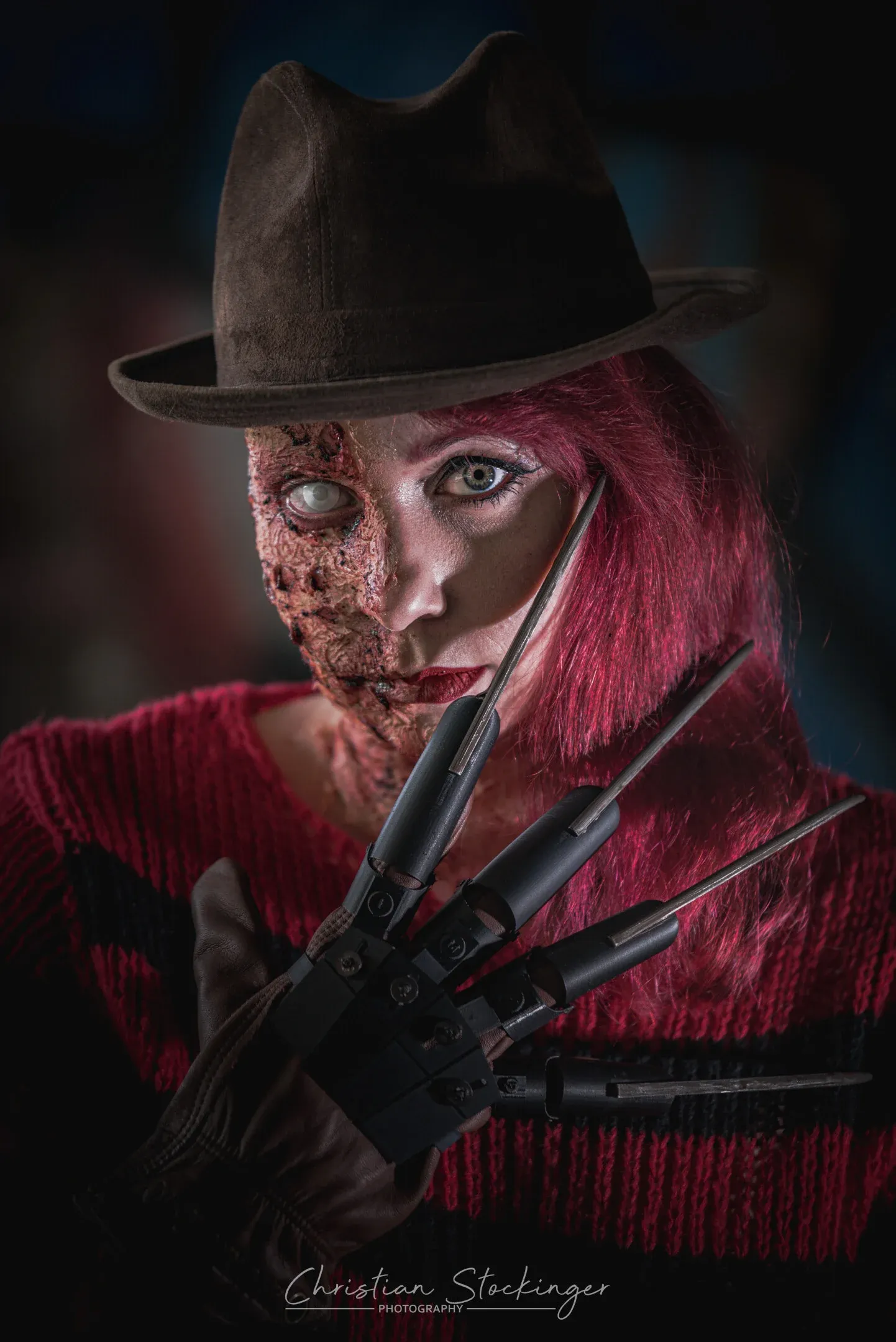 Freddy Krueger Cosplay photography portrait